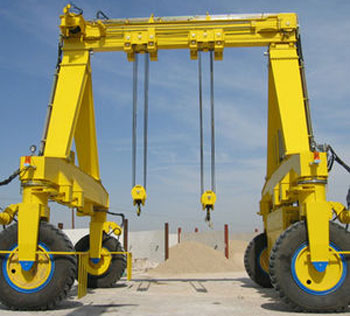 Rubber Type Rail Mounted Container Gantry Crane