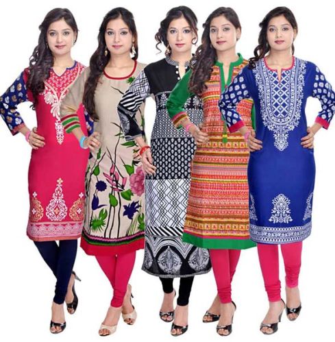 Checked Ladies Kurtis, Occasion : Casual Wear, Festival Wear