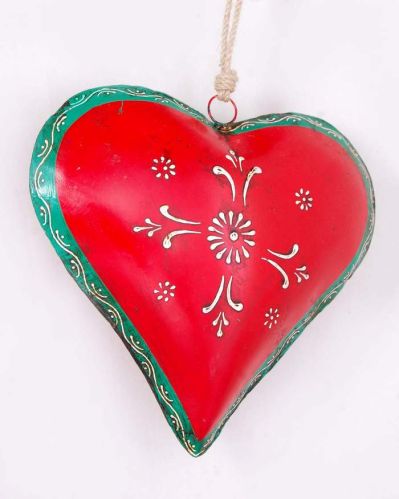 Iron Christmas Hanging Heart