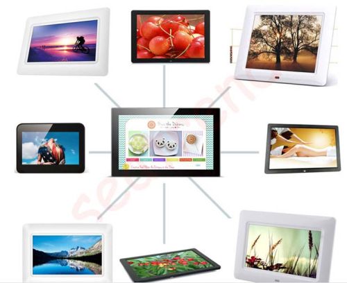 New Design Remote Control Digital Photo Frame With Power Adapter