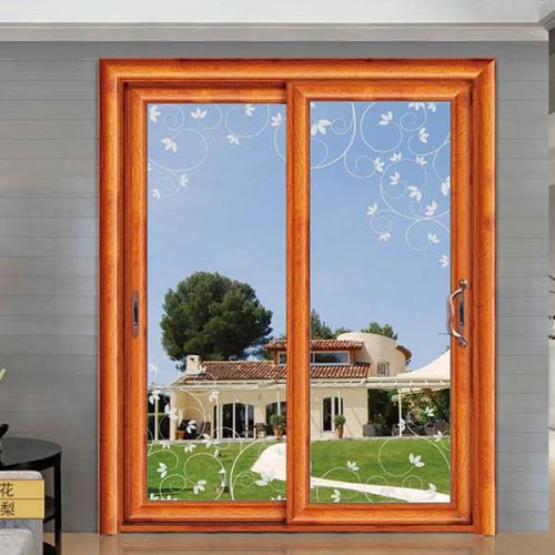 Glass power coating Aluminum Sliding Door, Shape : square