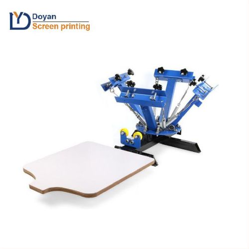 4 Color 1 Station DIY T-Shirt Press Printer Machine