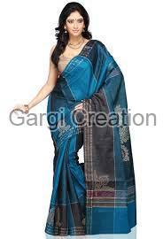 Printed Silk Saree, Technics : Woven