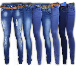 Denim Ladies Jeans, Size : XL