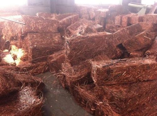 Copper wire scrap, Packaging Type : Brown
