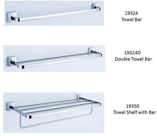 CHROME brass Towel Shelf Towel Bar, Brand Name : IVA for BATHROOM