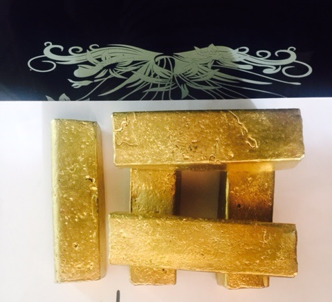 Raw Gold Bars, Brand Name : AUGOLD