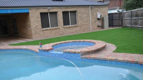 Synthetic Lawn For Swimming Pool Surroundings