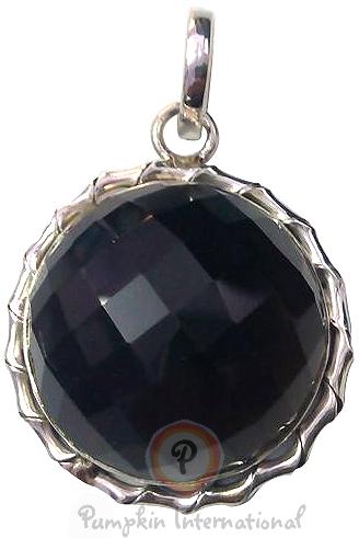 Black Onyx 925 Sterling Silver Pendant