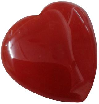 Carnelian Heart Shape Cabochons