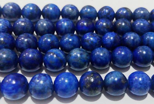 Natural Lazuli Lapis Gemstone Ball Beads, For Jewelry Many More