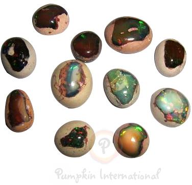 Natural Mexican Opal Cabochons