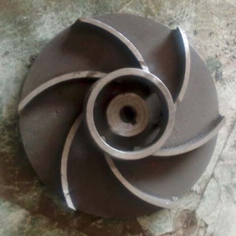 1kg Polished Cast Iron Impeller, For Industrial Use, Air Cooling, Fresh Air, Exhaust