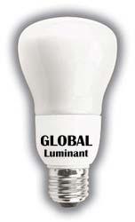 Round Global Luminant CFL Bulb 8w, Feature : Brightness, Light Weight