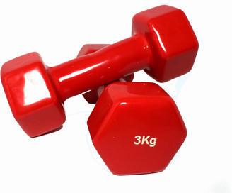 SKFZ Vinyl Dumbbell 3Kg (Set Of 2)