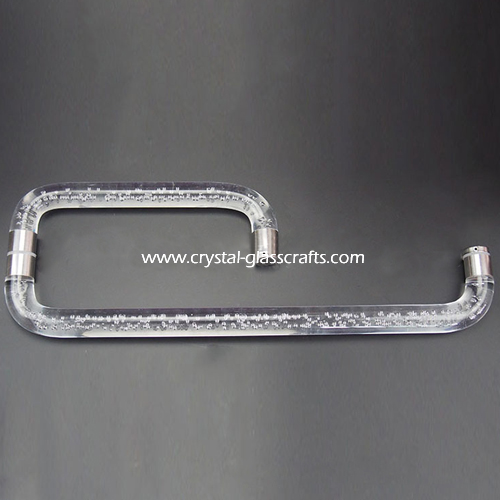 Stainless Steel Door Pull Handle With Acrylic Rod For Glass Door
