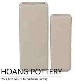 Tall Ceramic Flower Pot Indoor Decor (Hpip046)