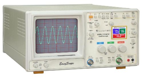 30 MHz Oscilloscope With Color LCD Digital Readout & Component Tester