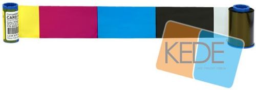 Zebra 800015-340 Ymcko Color Ribbon, Brand Name : KEDE