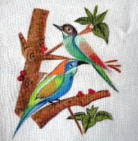 Fine Wood Printed Fabric Paintings, Brand Name : Rangoli