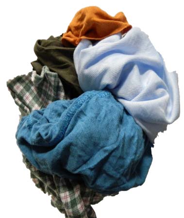 Reclaimed Wiping Clothes Baled