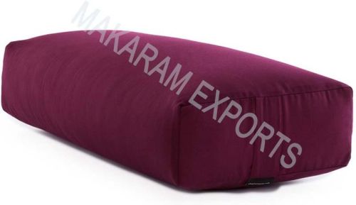 Cotton Rectangular Bolster, For Yoga Practiciners, Size : 60 X 30 15 Cm