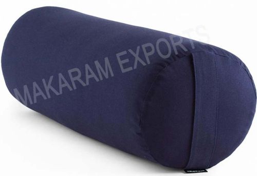 Cotton Yoga Round Bolster, Size : 23 X 61 Cm