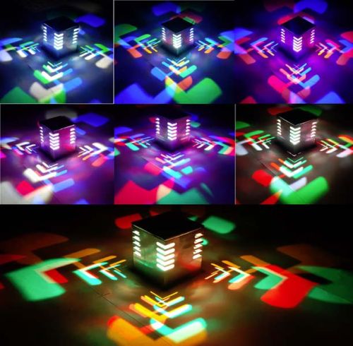 DecorAdda EDGE CUT MULTICOLOUR 3W LED Wall Ceiling Light