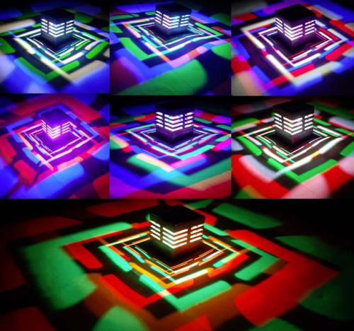 DecorAdda EXT EDGE CUT MULTICOLOUR 3W LED Wall Ceiling Light