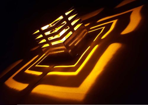 Decoradda Ext Edge Cut Yellow 1w LED Wall Ceiling Light