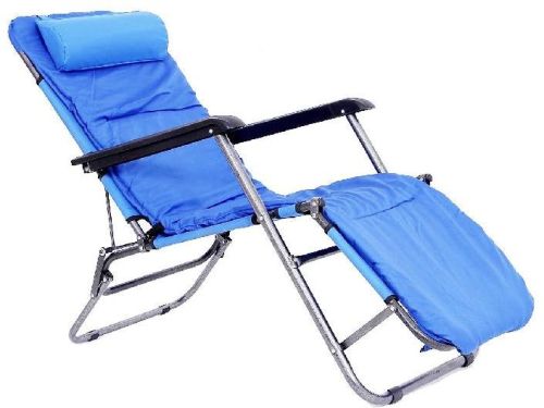 Cotton Blue Folding Relax Chair