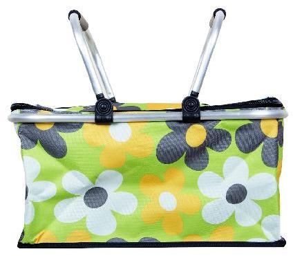 MCT Cotton Cuba Folding Basket (DC-303-A), Color : Green