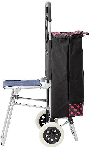 MCT Cotton Shopping Trolley With Seat