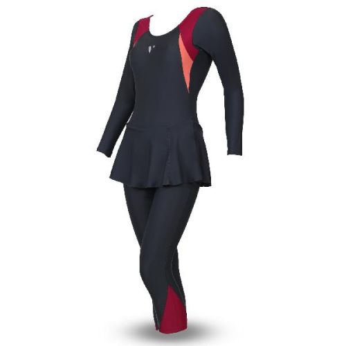 V5FFT3001 Frock Style Swimming Costume, Size : X, 2XL, 3XL