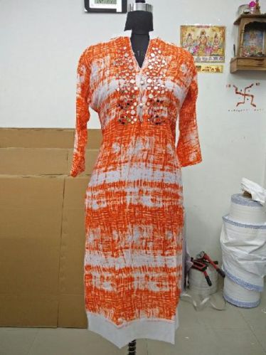 Unstitched Cotton Printed Dress