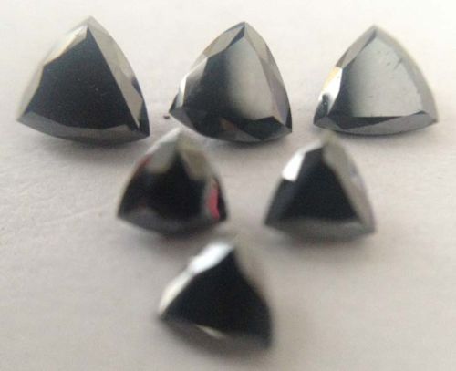 Trillion Shaped Black Diamonds