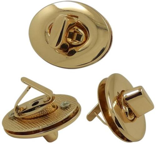 Eco-friendly metal zinc alloy Oval Twist Bag Turn Locks