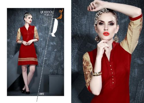 Lawn Fabric Kurtis (160420 - FLYING FASHION)
