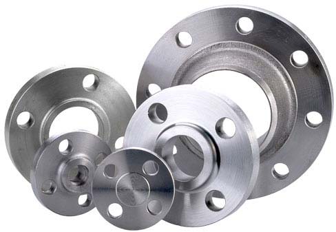 Round Stainless Steel Flanges, Color : Silver