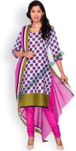 Plain Cotton Unstitched Suits, Occasion : Casual Wear, Party Wear, Wedding Wear