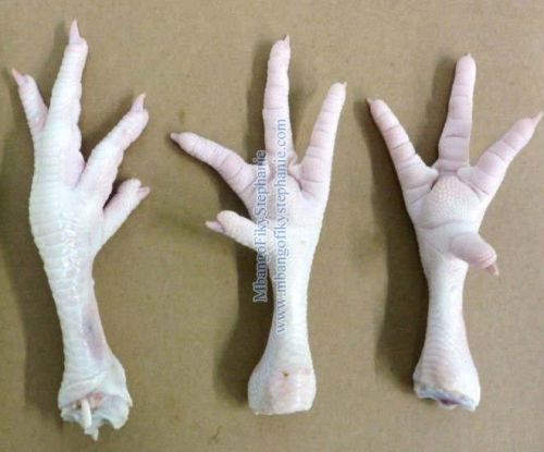 Frozen chicken feet, Usage : Cooking