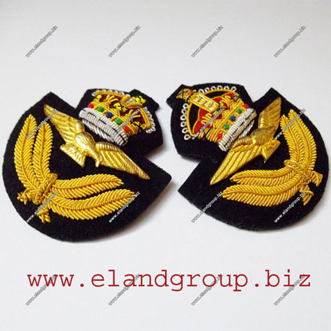 Bullion Wire Air Force Cap Badge, Brand Name : ELG