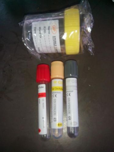 PET Vacutainer Tubes, Size : 13x75/ 13x100 Mm