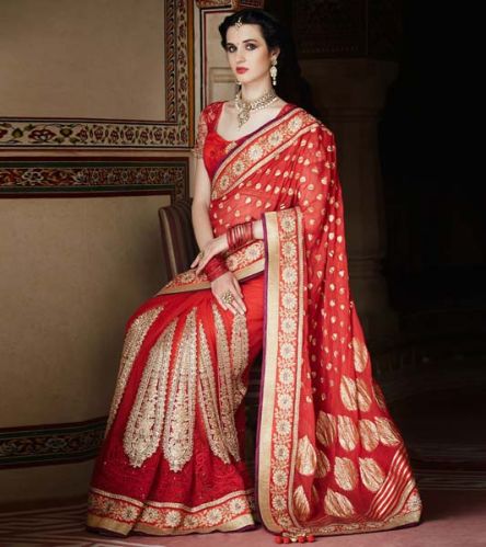 Embroidered Bridal Sarees