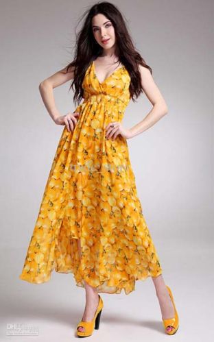 Printed Ladies Western Dress, Size : M, XL