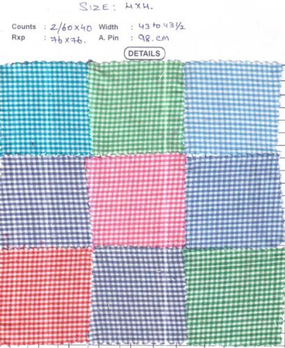 ZIGHAM 4 By 4 CHECKS SIZE