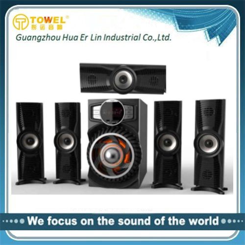 TOWEL 5.1 Home Theater Speaker System, Packaging Type : black for music