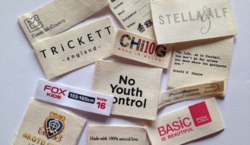 Woven labels, Specialities : computerized for garmentts industry