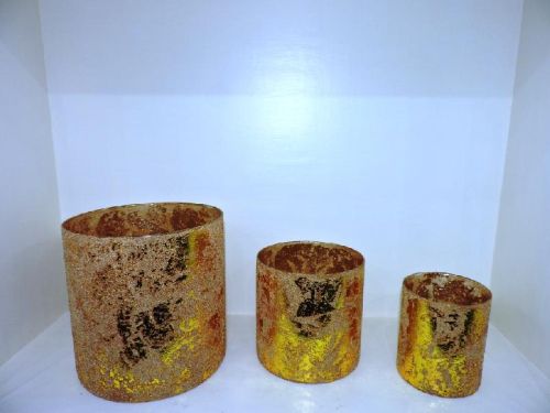 Polished Glass T-Light Candle Holder, For Coffee Shop, Holiday Gifts, Home Decoration, Party, Packaging Type : Carton Box