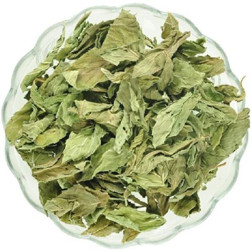 Dehydrated mint leaves